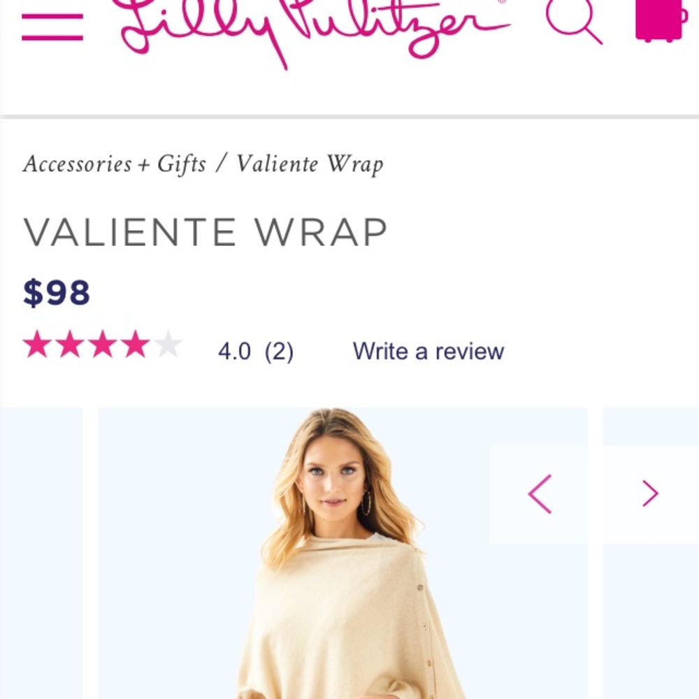 Lilly Pulitzer Valiente Wrap